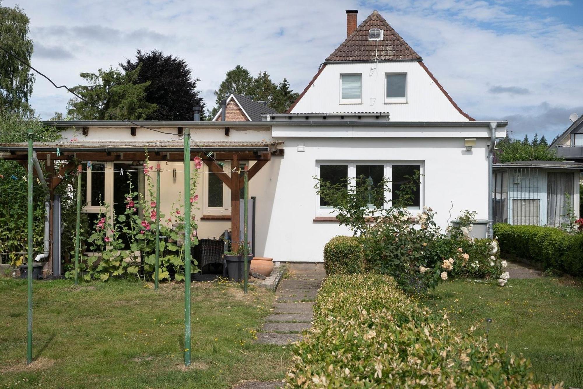 Appartamento Haus Waldfrieden Ferienhaeuschen Waldfrieden Haffkrug Esterno foto